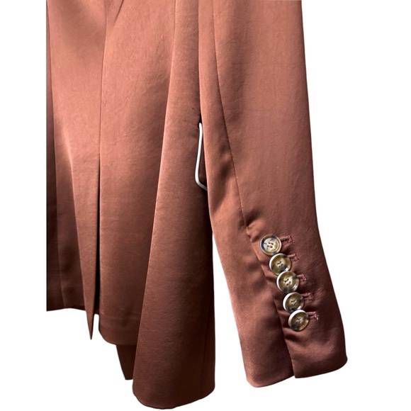 NWT Veronica Beard Roche Dickey Blazer DARK COPPER Size 2 - Picture 9 of 11